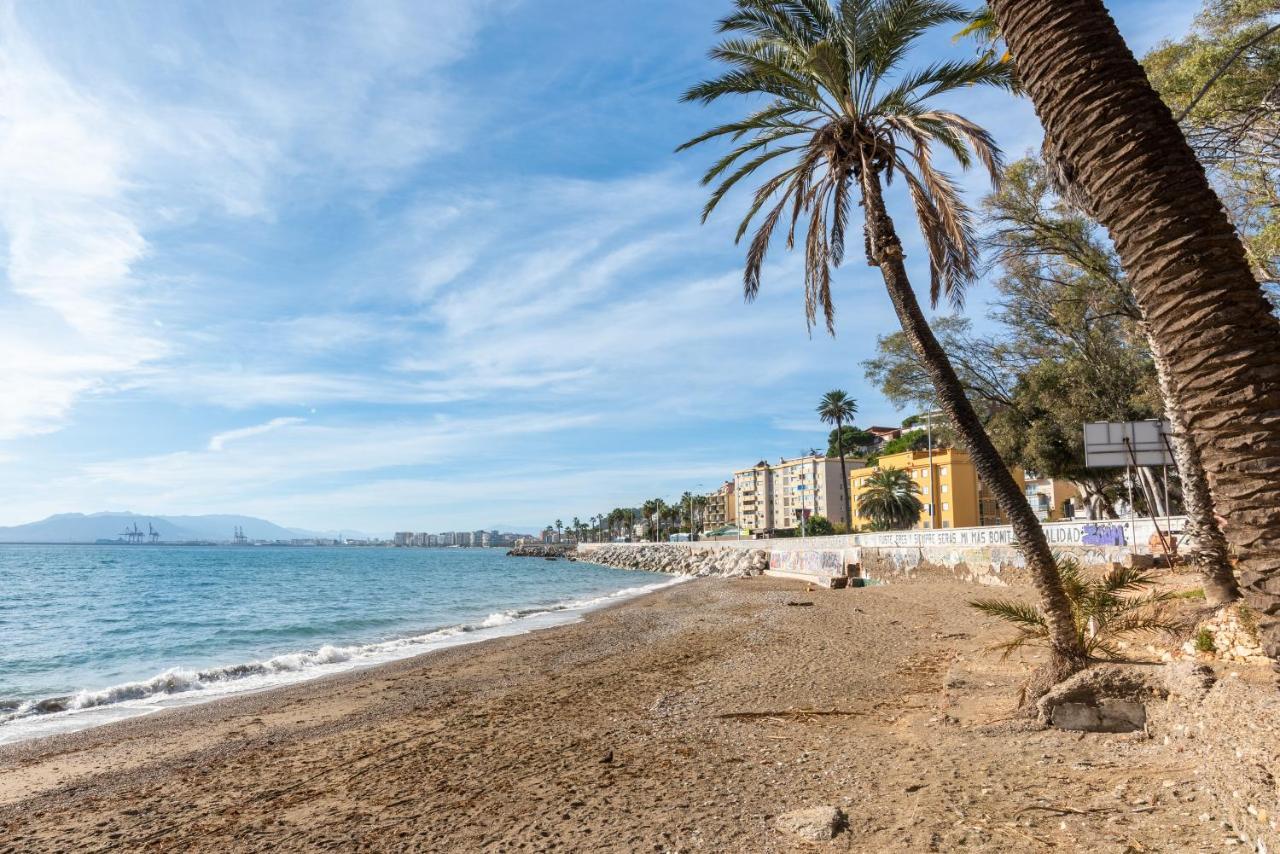 Acogedor Estudio En Pedregalejo Junto Al Mar Málaga Exteriör bild